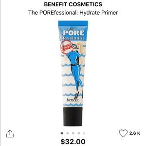 Benefit Cosmetics POREfessional: Hydrate Primer